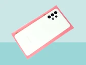 Tkgz - Samsung Galaxy A72 A725 Arka Kapak Batarya Kapağı (Cam Full Lensli) - BEYAZ thumbnail 1