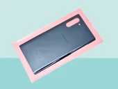Tkgz - Samsung Galaxy NOTE 10 Arka Kapak Batarya Kapağı -  SİYAH thumbnail 1