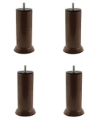 Mobilya Kanepe Baza Koltuk Çekyat Yükseltme Ayağı Kalın Diş M10 kahverengi Plastik 15 Cm 4 Adet thumbnail 1