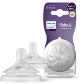 Avent Natural Response 2'li Biberon Emziği 2 Numara 0 Ay+ - 1