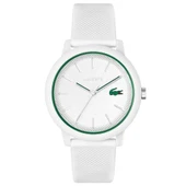 LACOSTE LAC2011169 BEYAZ SİLİKON KORDON UNISEX KOL SAATİ - 1