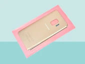 Tkgz - Samsung Galaxy S9 Arka Kapak Batarya Kapağı -  GOLD thumbnail 1