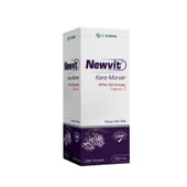Newvit Kara Mürver Afrika Sardunyası ve Vitamin C İçeren Sıvı Gıda 150 ml - 1