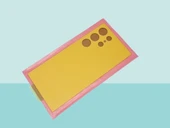 Tkgz - Samsung Galaxy S24 PLUS Arka Kapak Batarya Kapağı - SARI thumbnail 1