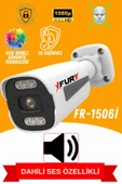 FURY 5 Kameralı Ip Güvenlik Kamerası Seti Sesli 4mp Gece Renkli Su Geçirmez 1506s 500GB thumbnail 5