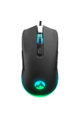 Everest SGM-L1 LUMOS Siyah 6400dpi RGB Ledli Makrolu Gaming Oyuncu Mouse thumbnail 2