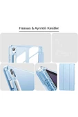 Galaxy Tab S10 FE Uyumlu 10.9" Katlanabilen Standlı Smart Cover Akıllı Tablet Kılıfı thumbnail 12