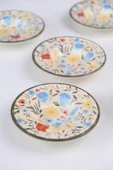 Tabak Evi Porselen Fiori Çay Tabağı Seti 12cm 6 Parça BNS6CTPRS1217 - 4