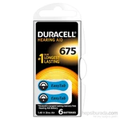 Duracell 675 Numara 6 Lı İşitme Cihazı Pili - 1