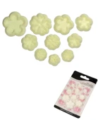 Şeker Hamuru Kalıbı Çiçekler Plastik Kesici 10 Lu - 2