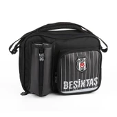 Beşiktaş Lisanslı Logolu Çubuklu Beslenme Çantası (25354) - 1