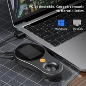 TechTic Dijital Mini El Mikroskobu 2İnç Ekran 1080 P 500X Video-Fotoğraf 8LED Tekstil Cilt Analizi thumbnail 10