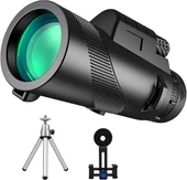 TechTic 80x100 Taşınabilir Monoküler Dürbün Teleskop Uzun Menzilli Tek Göz Dürbün Avcılık Spor Kamp - 1