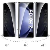 Samsung Galaxy Z Fold 7 Uyumlu Parmak izi bırakmaz Hayalet MAT Ekran Koruyucu Nano Jelatin - 2