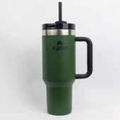 Igloo Stadler Çelik Thermo-Mug 1.2 Litre Haki-Siyah 12Saat Sıcak/18Saat Soğuk Saklama - 2