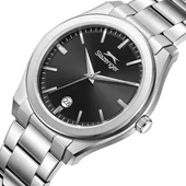 Slazenger SL.09.2485.1.01 Quartz Çelik Gri Siyah Kadran 41 mm Erkek Kol Saati - 2