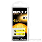 Duracell 10 Numara 6 Lı İşitme Cihazı Pili - 1