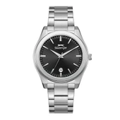 Slazenger SL.09.2485.1.01 Quartz Çelik Gri Siyah Kadran 41 mm Erkek Kol Saati - 1