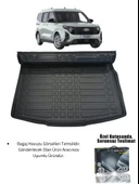 Sahler Ford Tourneo Courier 2024+ Uyumlu 4.5D Premium Havuzlu Oto Paspas ve Liner Marka 3D Bagaj Havuzu thumbnail 2