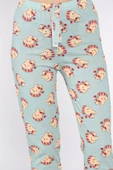 Mint Kadın Baskılı Bel Lastikli Pijama Altı - 3