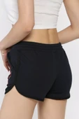 Lacivert Baskılı Kadın Mini Şort - 3
