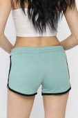 Mint Biyeli Kadın Mini Şort - 3