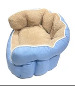 Süslüpati Kullanışlı Yıkanabilir Kumaş Silikon Elyaf Dolgulu Kedi Köpek Yatağı 45Cm - 3