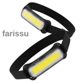 Şarjlı COB LED Kafa Lambası | Type-C Girişli, 350 Lümen | Su Geçirmez, Hafif ve Kompakt Tasarım - 2