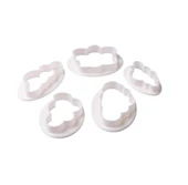 Şeker Hamuru Kalıbı Bulutlar Plastik Kesici 5 Li thumbnail 2