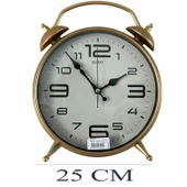 Dekoratif Masa ve Duvar Saati Peter Saat Gold Renk thumbnail 2