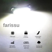Şarjlı COB LED Kafa Lambası | Type-C Girişli, 350 Lümen | Su Geçirmez, Hafif ve Kompakt Tasarım - 6