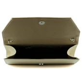 Erkan Saçmacı Ten Saten Zincir Askılı Manyetik Kapaklı İç Cepli Zarif Abiye El Çantası - 3