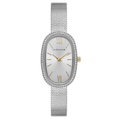 U.S. POLO ASSN. USPA2106-01 HASIR KORDON TAŞLI OVAL KADIN KOL SAATİ thumbnail 1