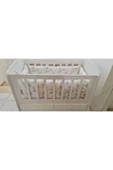 60x100 Beşik Kenar Koruma - 40cm Yükseklik - %100 Pamuk Kumaş - Antialerjik - Yıkanabilir - 2