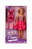Alisha Gece Elbiseli Bebek Oyun Seti – Moda Tutkunları İçin Parıltılı Bir Dünya! - 2