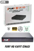 FURY 16 Kameralı Ip Güvenlik Kamerası Seti 4mp Gece Renkli Su Geçirmez 1506 250GB thumbnail 5