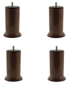 Mobilya Kanepe Baza Koltuk Çekyat Yükseltme Ayağı İnce Diş M8 kahverengi Plastik 10 Cm 4 Adet thumbnail 1