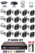 FURY 16 Kameralı Ip Güvenlik Kamerası Seti 4mp Gece Renkli Su Geçirmez 1506 250GB thumbnail 2