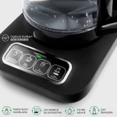 Karaca Robotea Pro 4 in 1 Konuşan Cam Çay Makinesi Black Chrome - 12