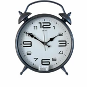 Dekoratif Masa ve Duvar Saati Peter Saat Füme Renk thumbnail 1