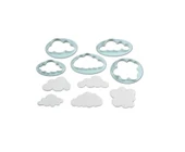 Şeker Hamuru Kalıbı Bulutlar Plastik Kesici 5 Li thumbnail 1