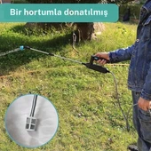 TechTic Elektrikli Yüksek Basınçlı Su Tabancası Bahçe Püskürtücü 5M Hortum 3 Nozul Araç Yıkama 7.4v thumbnail 2