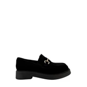 Disparita 257002 Hakiki Deri Loafer Kadın Ayakkabı Metal Tokalı - 9