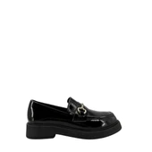 Disparita 257002 Hakiki Deri Loafer Kadın Ayakkabı Metal Tokalı - 5