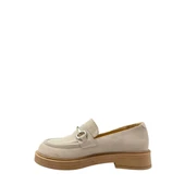 Disparita 257002 Hakiki Deri Loafer Kadın Ayakkabı Metal Tokalı - 4