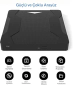 TechTic Harici DVD Sürücüsü USB 3.0 Type-C Sessiz CD Dvd Okuma Çok Fonksiyonlu MikroSD Kart SD Kart thumbnail 6