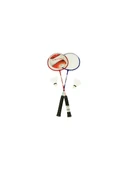 TRYON Badminton Raket Seti Kırmızı BS-100 - 1