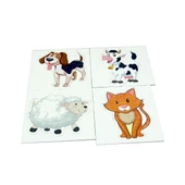 LC7224 Laço Kids Baby Puzzle - Hayvanlar / 2+3+4+5 Parça Puzzle / +1 yaş - 1