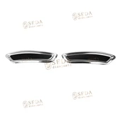 VW Passat B8 SD 2015 > 2019 Egzoz Çıkış Kromu 2 Prç. P. Çelik thumbnail 2