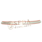 Fiat Doblo 1 Facelift Panel Van/Lav 2006 > 2010 Bagaj Çıtası P. Çelik thumbnail 4